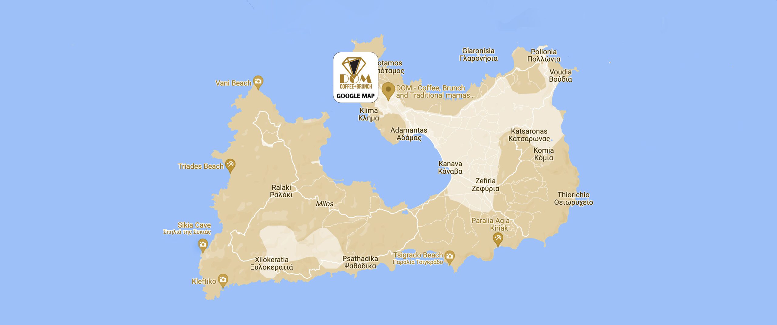 Dom Milos Map
